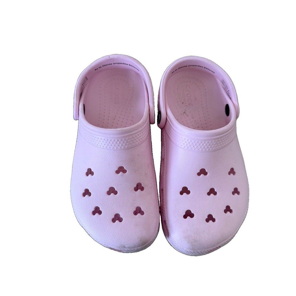 Disney Mickey Ears Crocs Classic Pink WDW 2025 M5 W7